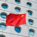 聖火採火式に抗議者乱入　北京冬季五輪、中国の人権問題で